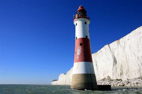 Beachy Head Lighthouse with Belle Tout in distance | Flickr