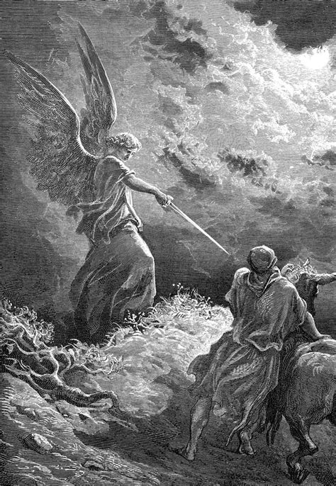 DORÉ, Gustave (1832-1883) An Angel Appears to Balaam (Num 23:15-35 ...