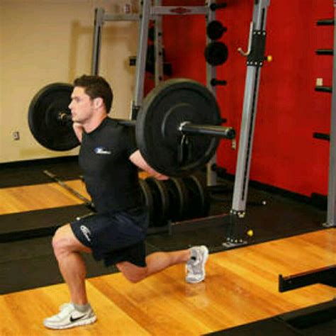 Barbell Lunges Exercise