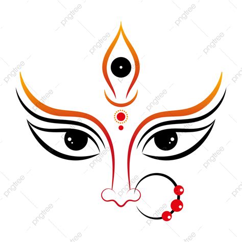 Ilustração De Clipart De Olhos Maa Durga PNG , Maa Durga, Durga Puja, Clipart Imagem PNG e Vetor ...