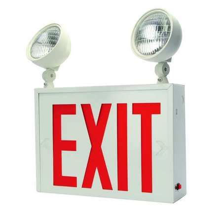 Lithonia Lighting ACUITY LITHONIA Steel LED Exit Sign with Emergency ...