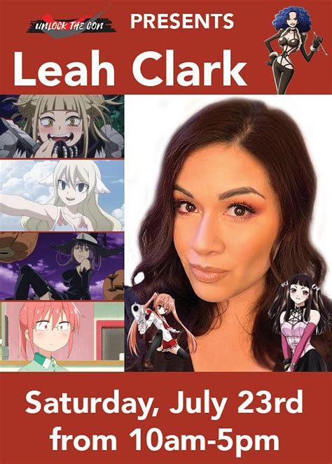 Unlock The Con Presents: Voice Actress Leah Clark! Tickets at Auburn ...