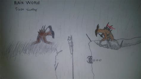 Rain world scavenger rivalry by SQUIDSALSA on DeviantArt