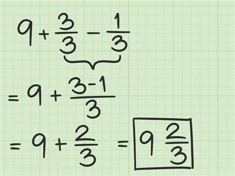 formula how to minus fraction whole number - Google Search Adding And Subtracting Fractions ...