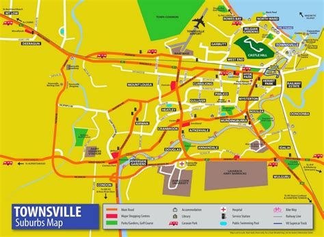 Townsville tourist map - Ontheworldmap.com