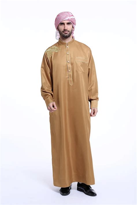 Abaya For Men Arab Arabic Clothes Kaftan Saudi Jubba Thobe Abaya Robe Daffah Dishdasha Muslim ...