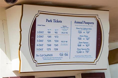 Disneyland Resort Ticket Prices for 2016