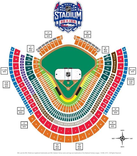 Dodger Stadium, Los Angeles CA - Seating Chart View