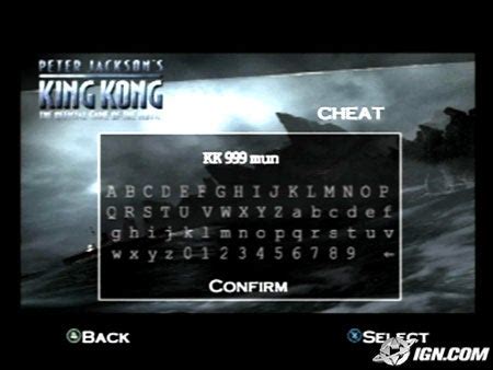 PS2 Cheats - Peter Jackson's King Kong Guide - IGN