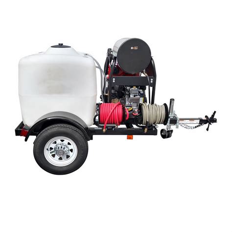 Hot Water Pressure Washer Trailer System | Specs, Prices