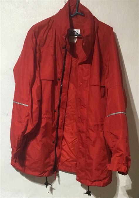 CINTAS Security Red Hooded Jacket Logo Full Zip Shell… - Gem