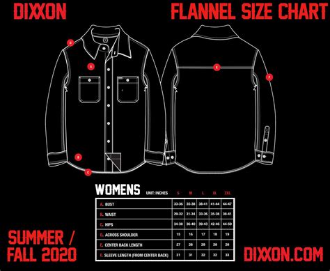 Sizing – Dixxon Canada