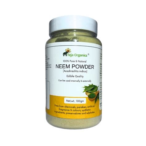 Neem Powder (150 gms) Herbal Powder - TejaOrganics