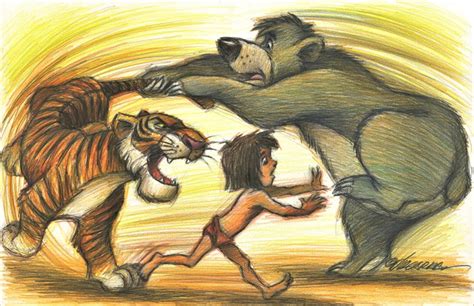 Jungle Book: Mowgli, Baloo and Shere Khan - Fight Scene - - Catawiki