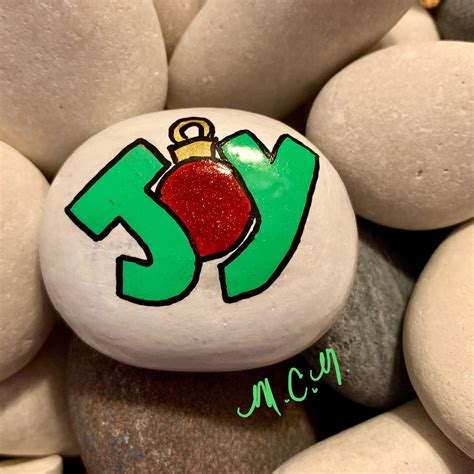 Pin on Rock Painting | Christmas pebble art, Christmas rock, Rock crafts