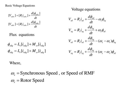 Induction motor modelling and applications