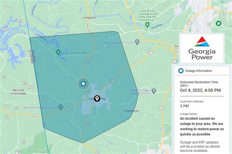 GA Power reports Large Power Outage in Cave Spring | WRGA