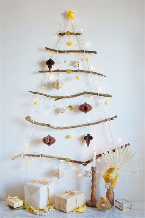 DIY Hanging Branch Christmas Tree | Collective Gen | Alternative ...