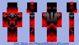 Red Enderman Minecraft Skin