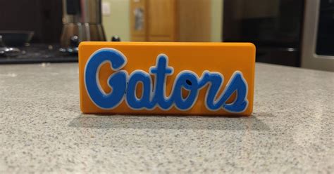 University of Florida Gators Script logo by joejuan | Download free STL ...