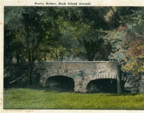 Rustic Bridge, Rock Island Arsenal :: Rock Island Public Library | Rock island arsenal, Rustic ...