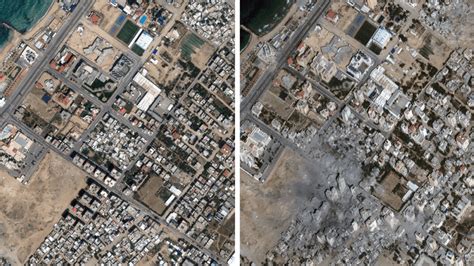 Satellite images show scale of destruction in Israel’s assault on Gaza ...