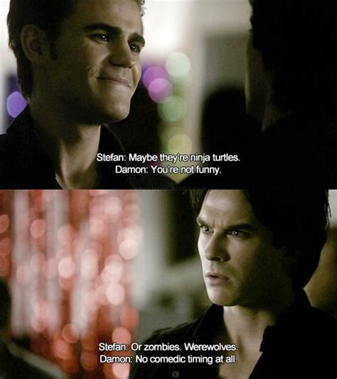 Love Stefan and Damon | Vampire diaries funny, Vampire diaries, Vampire diaries memes