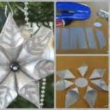 Wonderful DIY Beautiful Snowflake Ornaments from Plastic Bottles