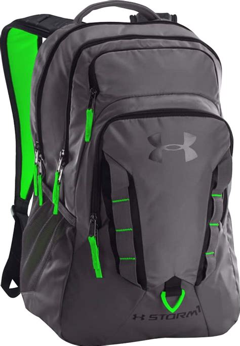 Questions and Answers: Under Armour Storm Recruit Laptop Backpack Graphite/Hyper Green 1261825 ...