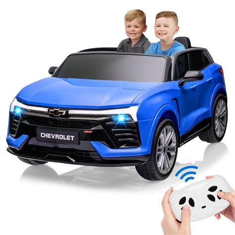 EastVita Kids Electric 24V Ride on Car 2 Seater SUV, 24V Ride on Car Truck Licensed Chevrolet ...