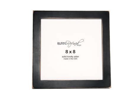 8x8 Gallery 1 picture frame Black by RusticRefined on Etsy