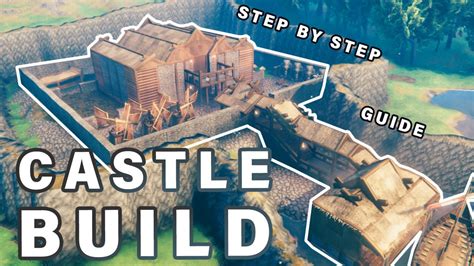 Valheim CASTLE House Build Step by Step Valheim - YouTube