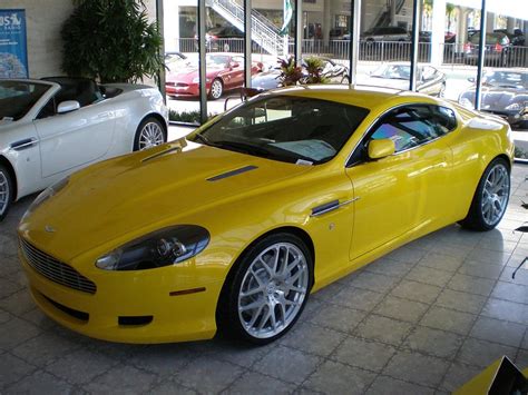 Yellow Aston Martin DB9 on HRE's - ClubLexus - Lexus Forum Discussion