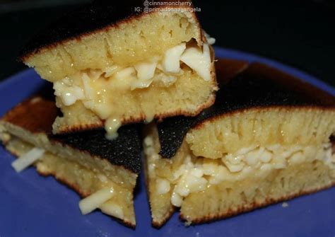 Martabak Keju (Indonesian Cheese Thick Pancake) Recipe by Angela ...