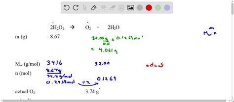 SOLVED:The following chemical equation represents the decomposition of ...