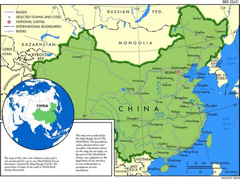 Printable Map Of China
