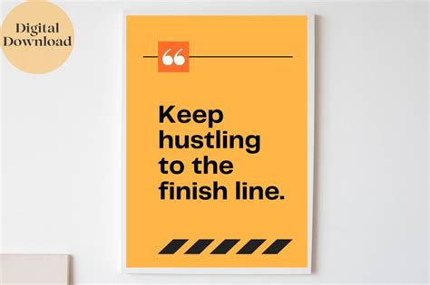 Finish Line: Inspirational Quotes Print, Motivational Print ...