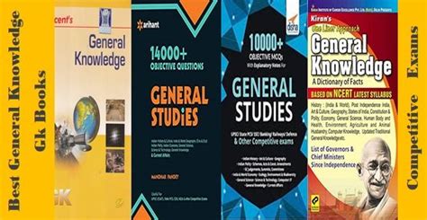 7 Best General Knowledge (GK) Books for Competitive Exams 2024