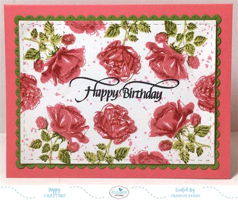 StampOwl's Studio: Layered Rose Birthday Card