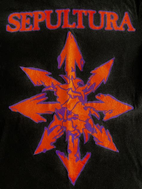 Vintage Rare 1995 Sepultura Band Members Concert shir… - Gem