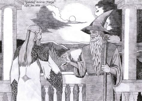 Gandalf Recieves Narya - ElfofCave - TOLKIEN J. R. R. - Works [Archive of Our Own]