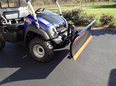 Blackline 60" Electric lift UTV/ATV Snow Plow - Kawasaki Mule 610 XC ...