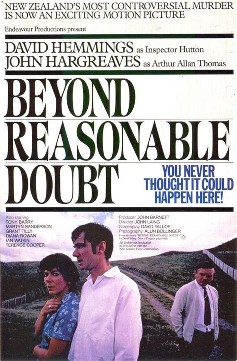 Beyond Reasonable Doubt Movie Poster - IMP Awards