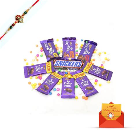 Gorgeous Rakhi Chocolates Combo, | Rakhi Same Day