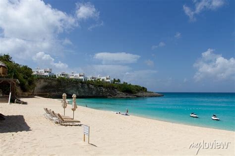 La samanna beach st. martin - sint maarten • wall stickers caribbean ...