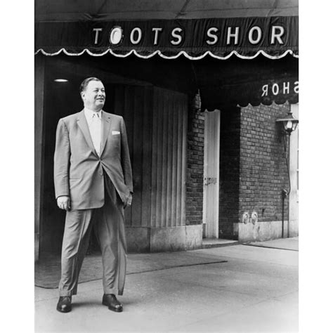 Toots Shor In Front Of His Famous Restaurant In 1959. His Restaurant Was Patronized By New York ...