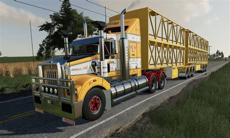 Kenworth T408 SAR v1.0 LS19 - Farming Simulator 22 mod, LS22 Mod download!