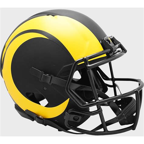 Los Angeles Rams 2020 Eclipse Riddell Full Size Authentic Speed Helmet