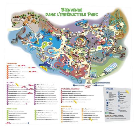 Parc Asterix Map