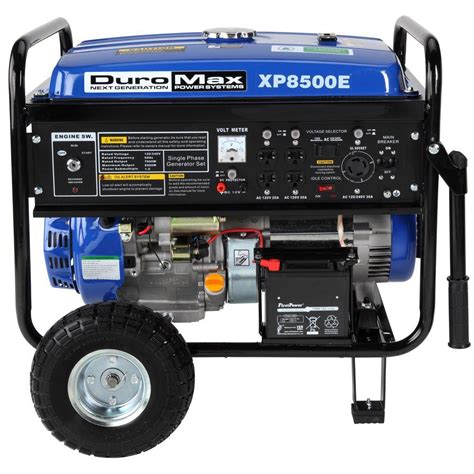 Duromax 8,500-Watt Gasoline Powered Electric Start Portable Generator ...